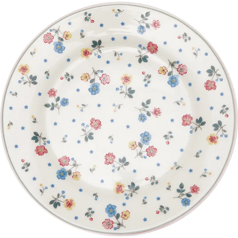 Assiett Adelena, White