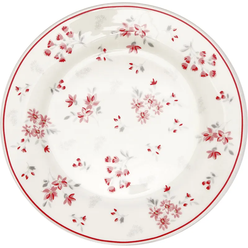 Assiett Emberly, White