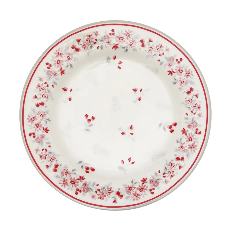 Liten assiett Emberly, White
