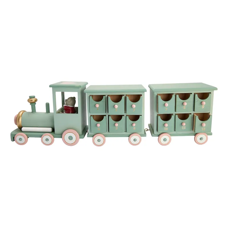 Xmas Calendar train Inge-Marie, Green
