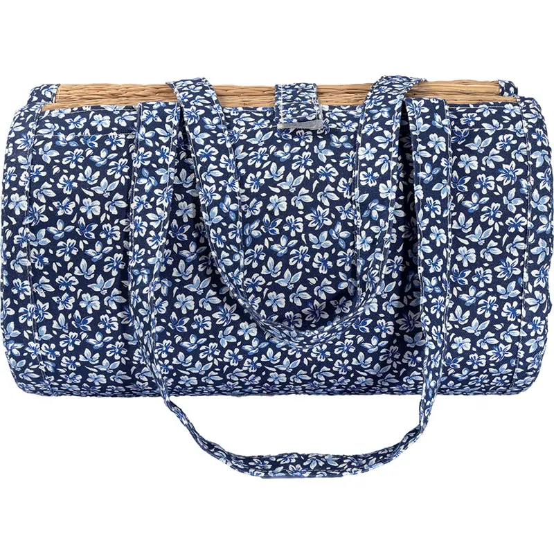 Beach mattress Dahla, Blue with cotton