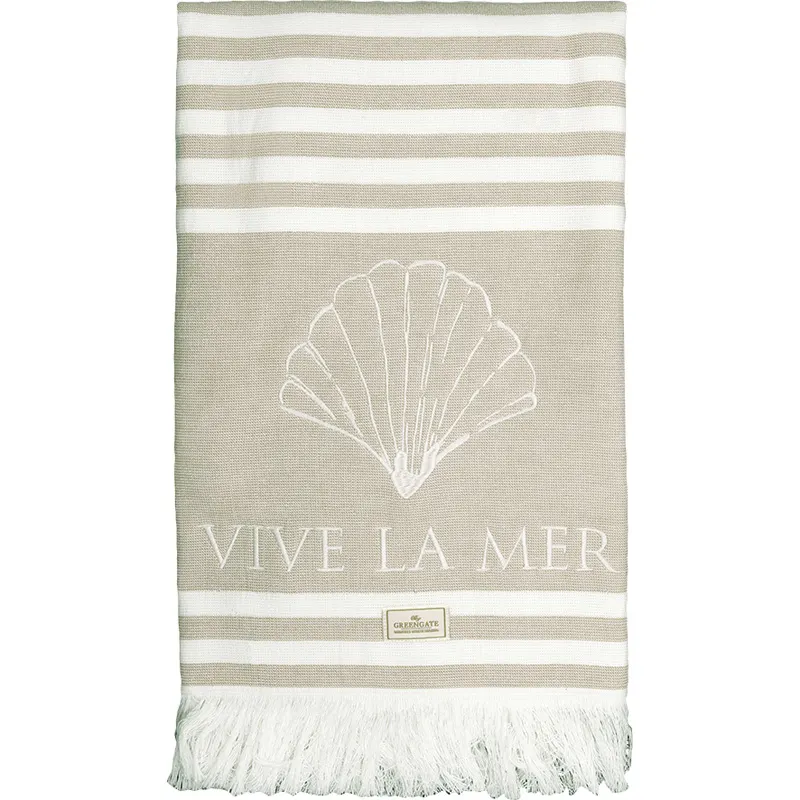 Bath towel Vive la mer, Sand