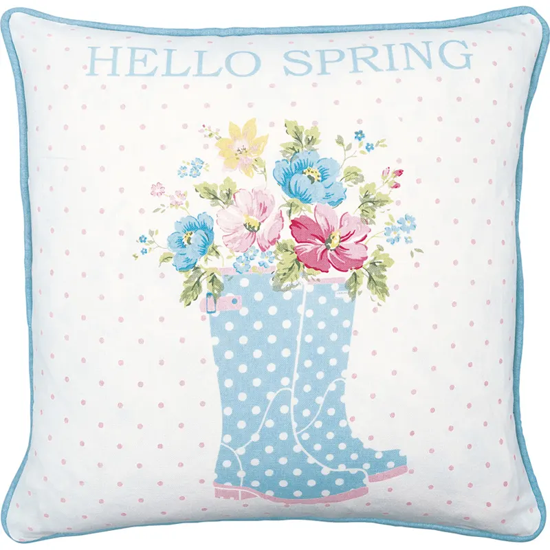 Kuddfodral Josefina summer, White piece printed