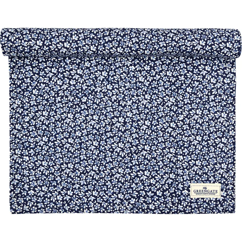 Table runner Dahla, Blue