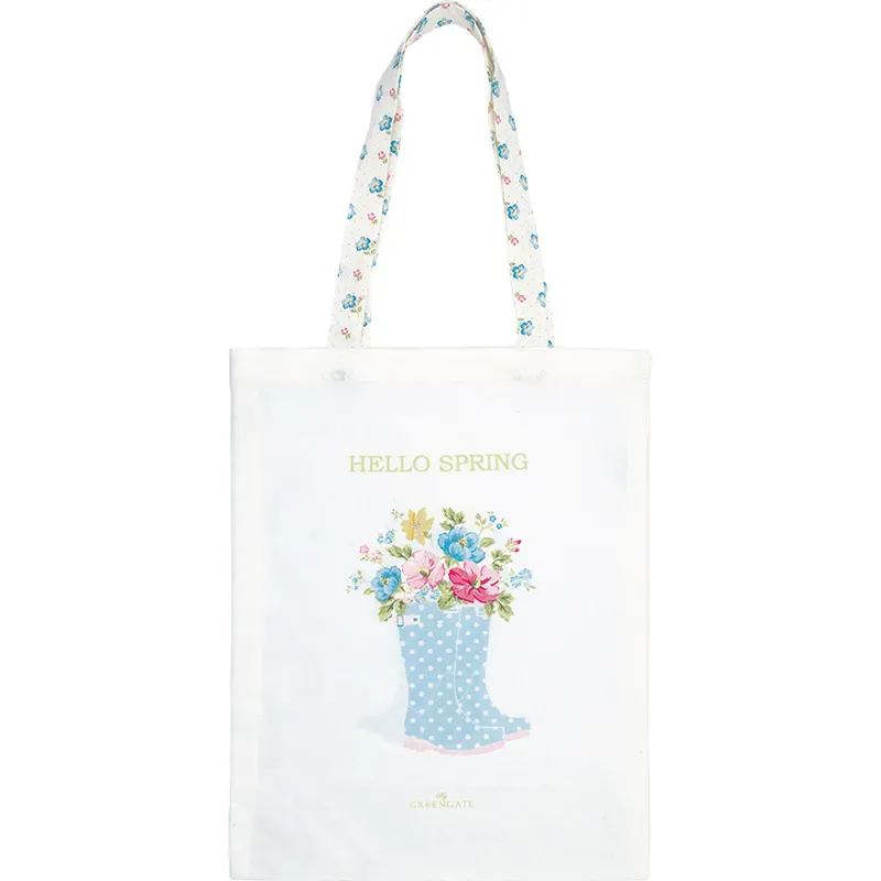 Bag cotton Josefina summer, White
