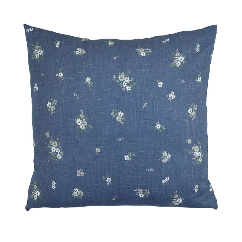 Kuddfodral Flora, Blå