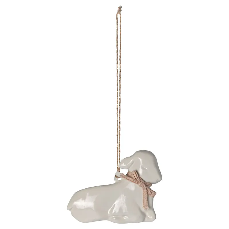 Metal ornament, Lamb - Powder