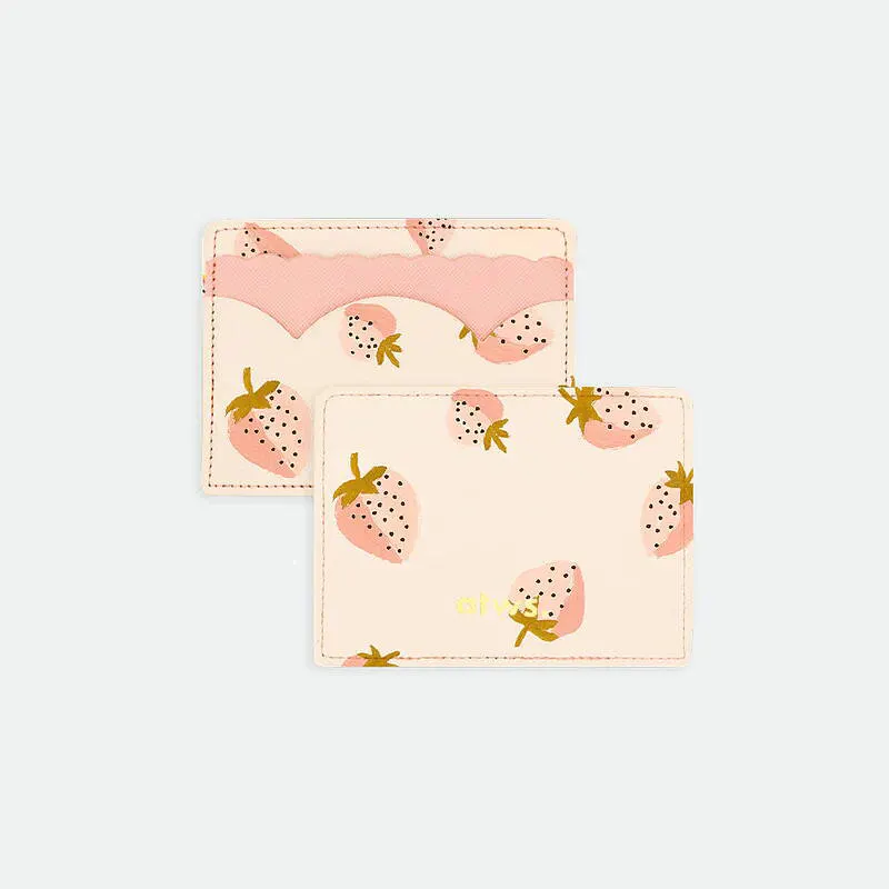 Strawberries Card Holder