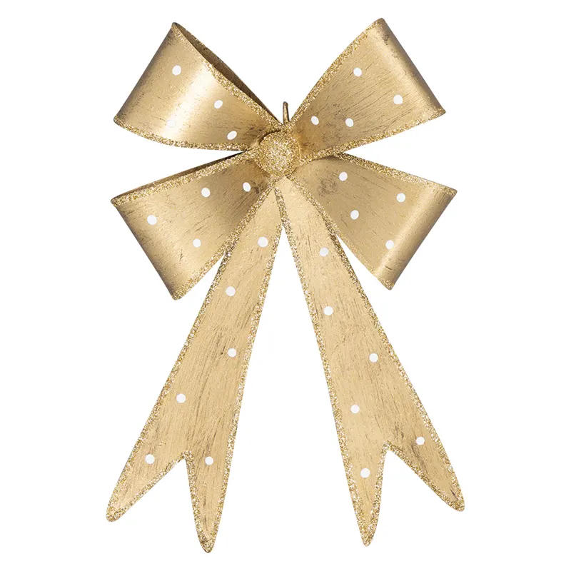 Decoration Bow, Gold hanging medium