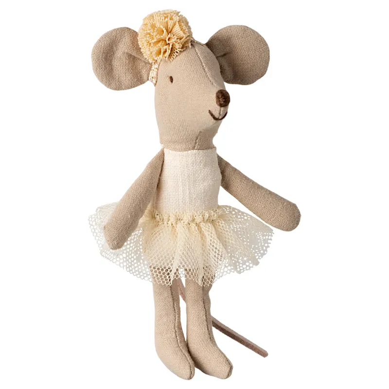 Ballerina mouse, Little sister - Offwhite