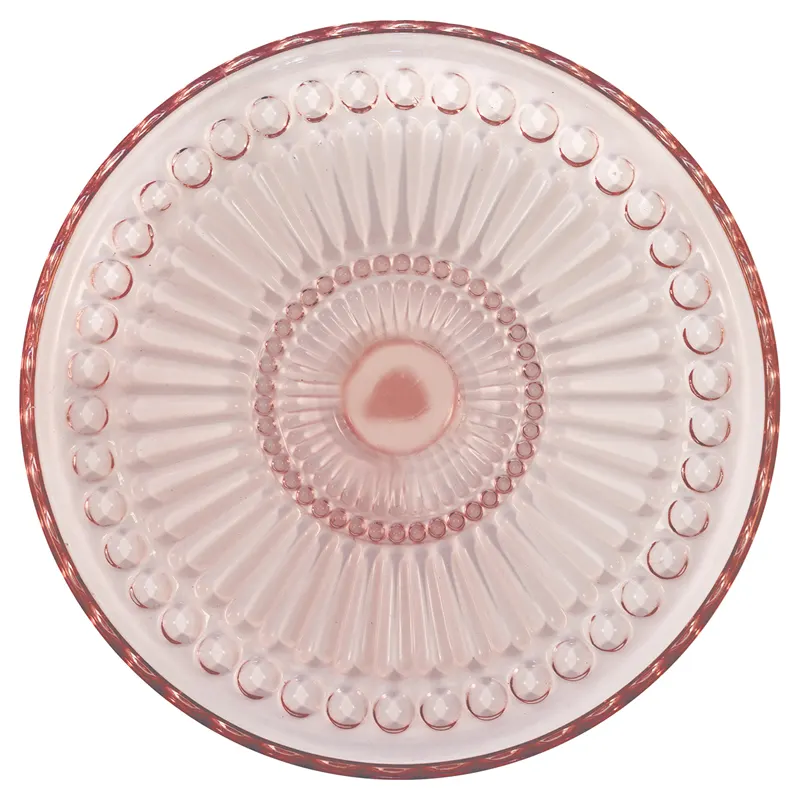 Plate Alice, Pale pink