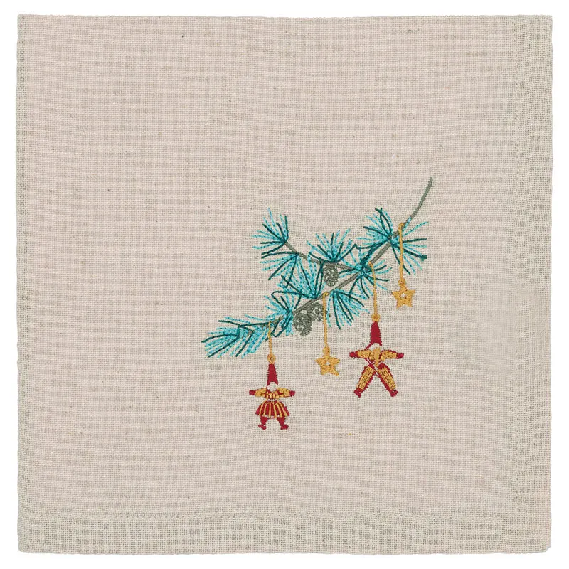 Servett Juana, Sand w embroidery