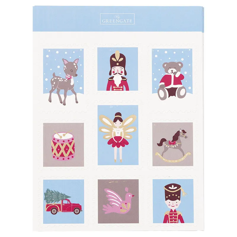 Sticker Xmas letter, White
