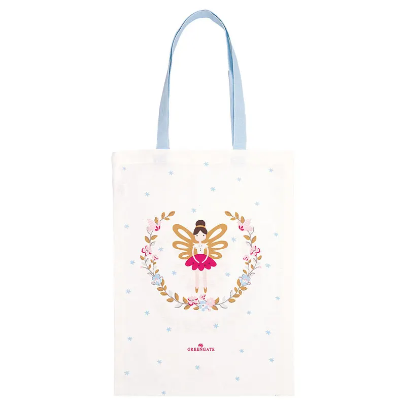 Bag cotton Cindarella xmas, White