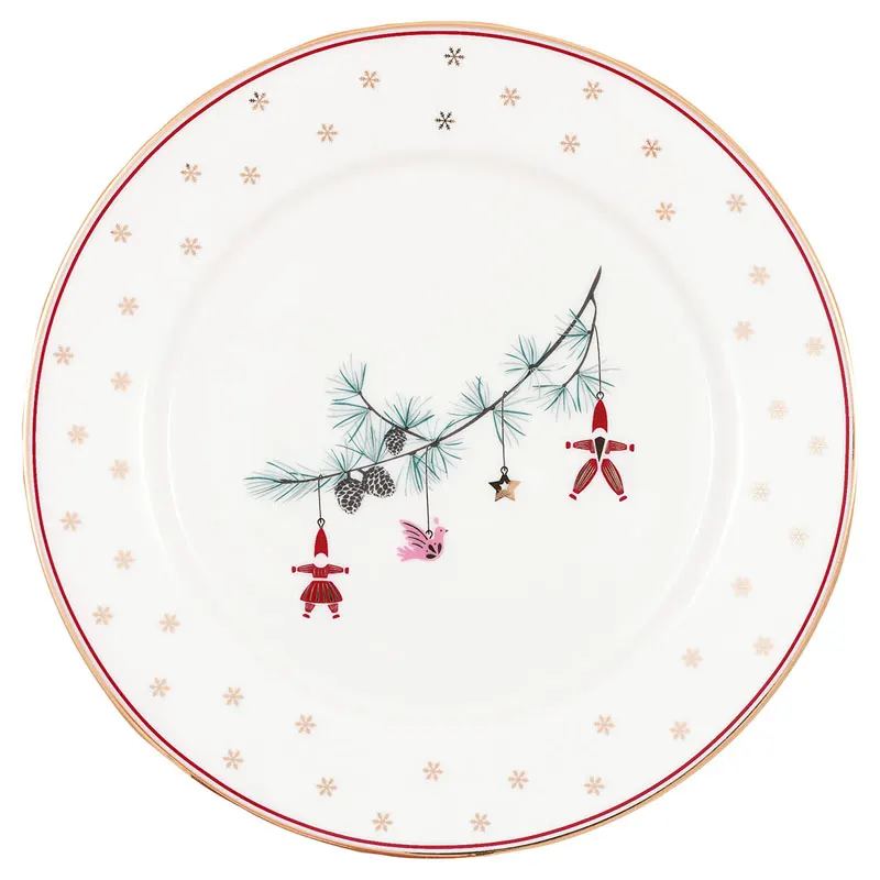 Liten assiett Juana, White