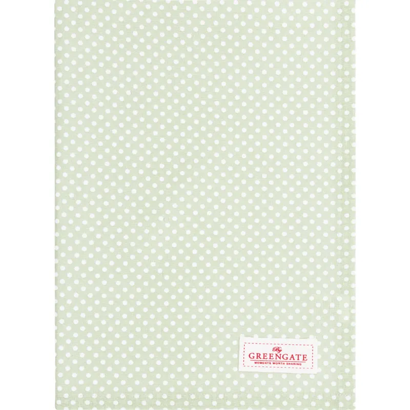 Kökshandduk Dotty, Pale green