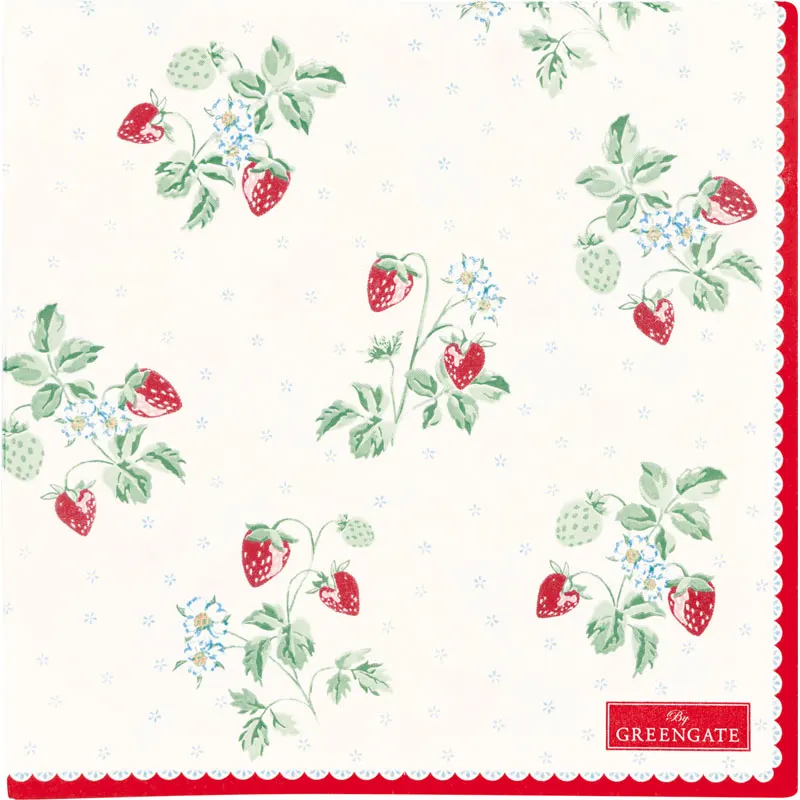 Servetter Berry, White
