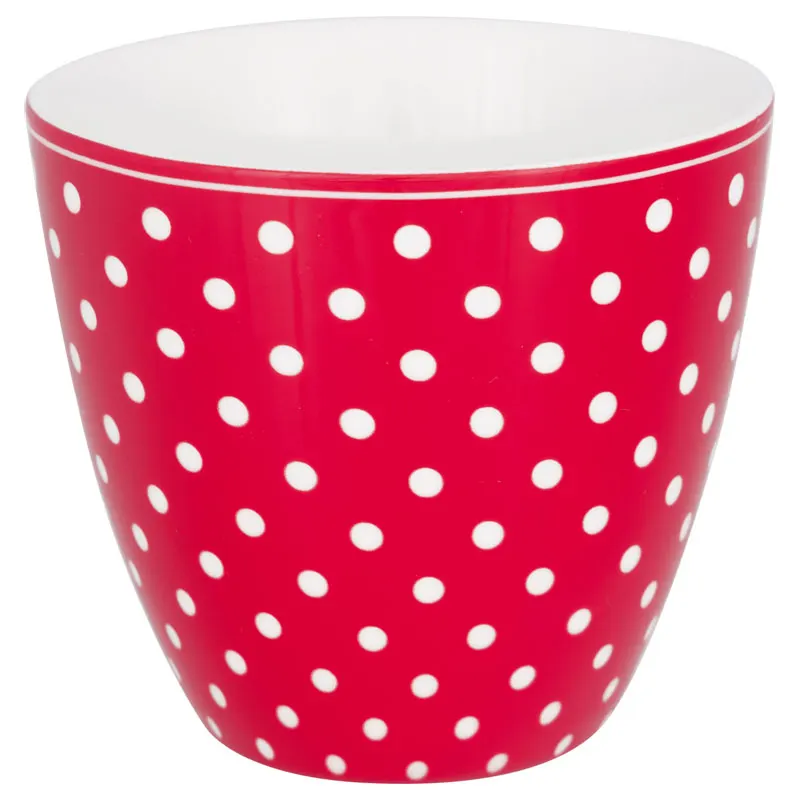 Lattemugg Dotty, Red
