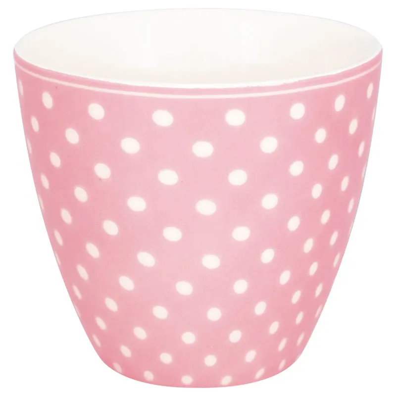 Lattemugg Dotty, Pale pink
