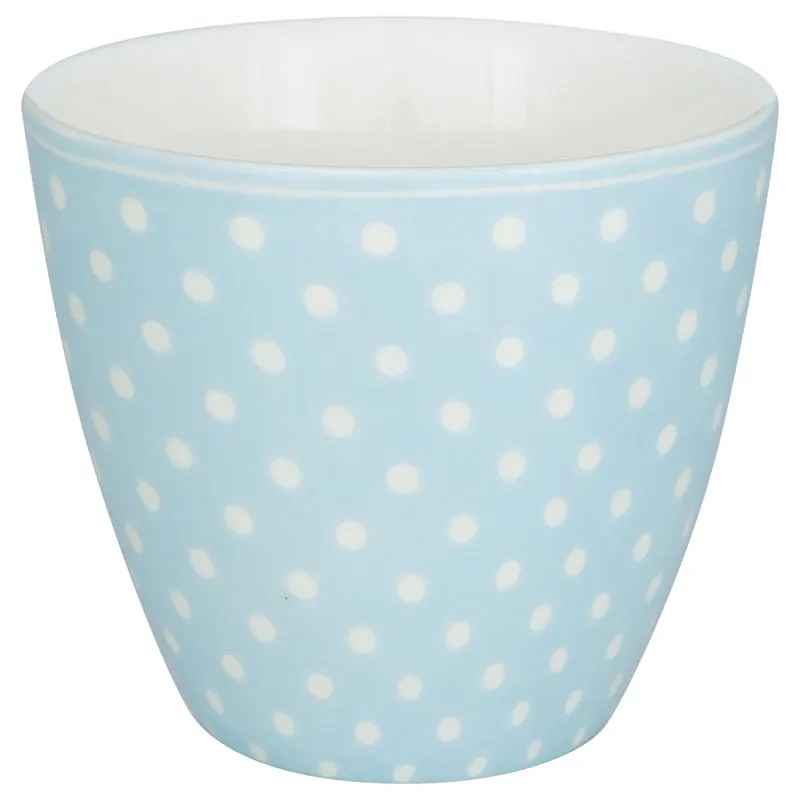 Lattemugg Dotty, Pale blue