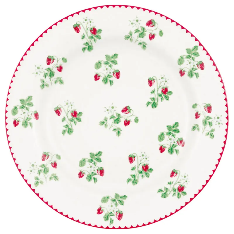 Assiett Berry, White