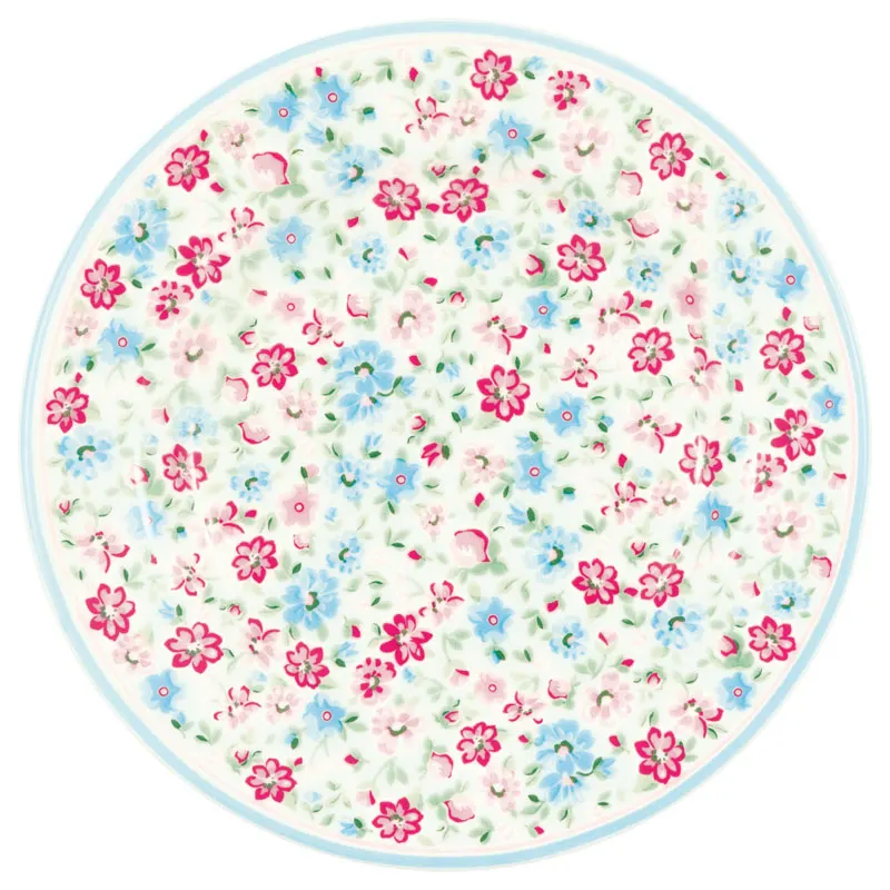 Liten assiett Louisa, White
