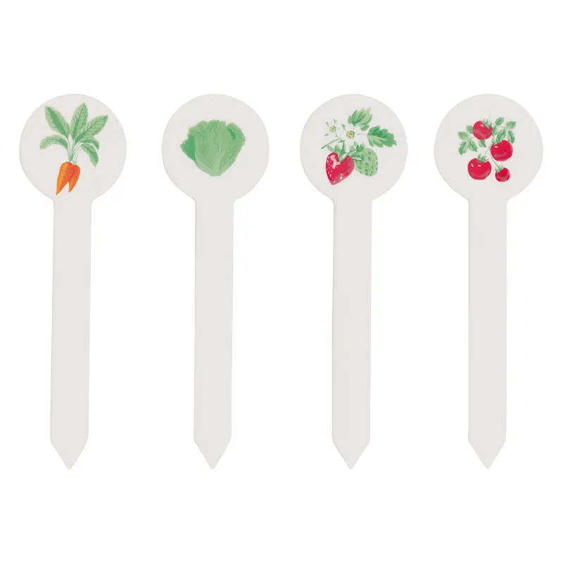 Plant markers Berry, White set of 4 pcs ass