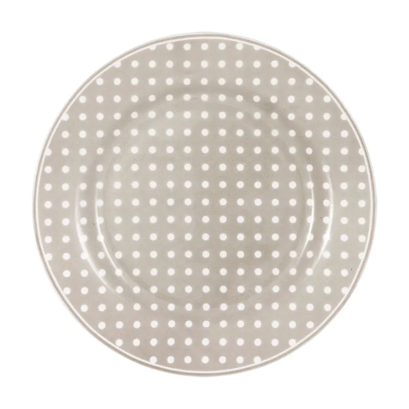 Assiett Dotty, Beige