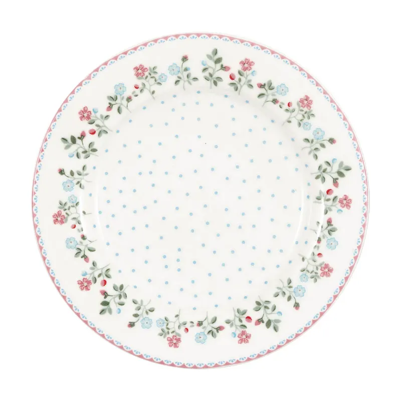 Liten assiett Celia, White