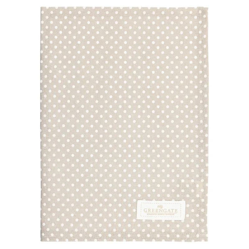 Kökshandduk Dotty, Beige