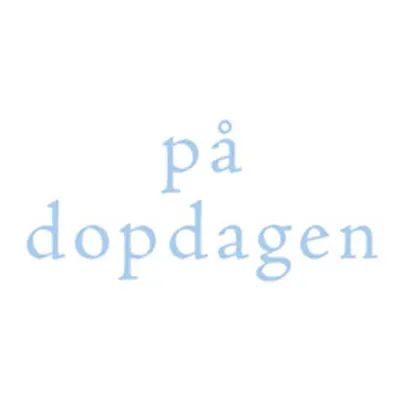 Dopkort Axel, På dopdagen Ljusblå
