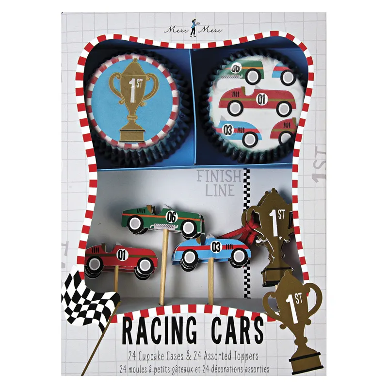 Cupcake kit, Racing cars